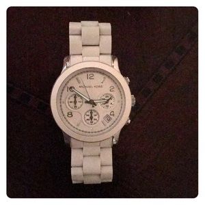 White Michael Kors watch